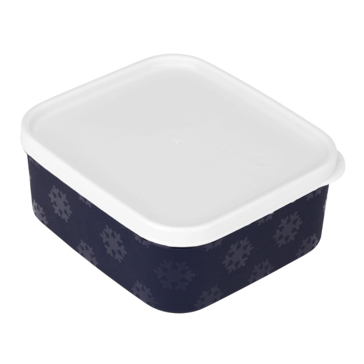 Pojemnik kwadratowy NO-FROST 700ml granatowy RAVI